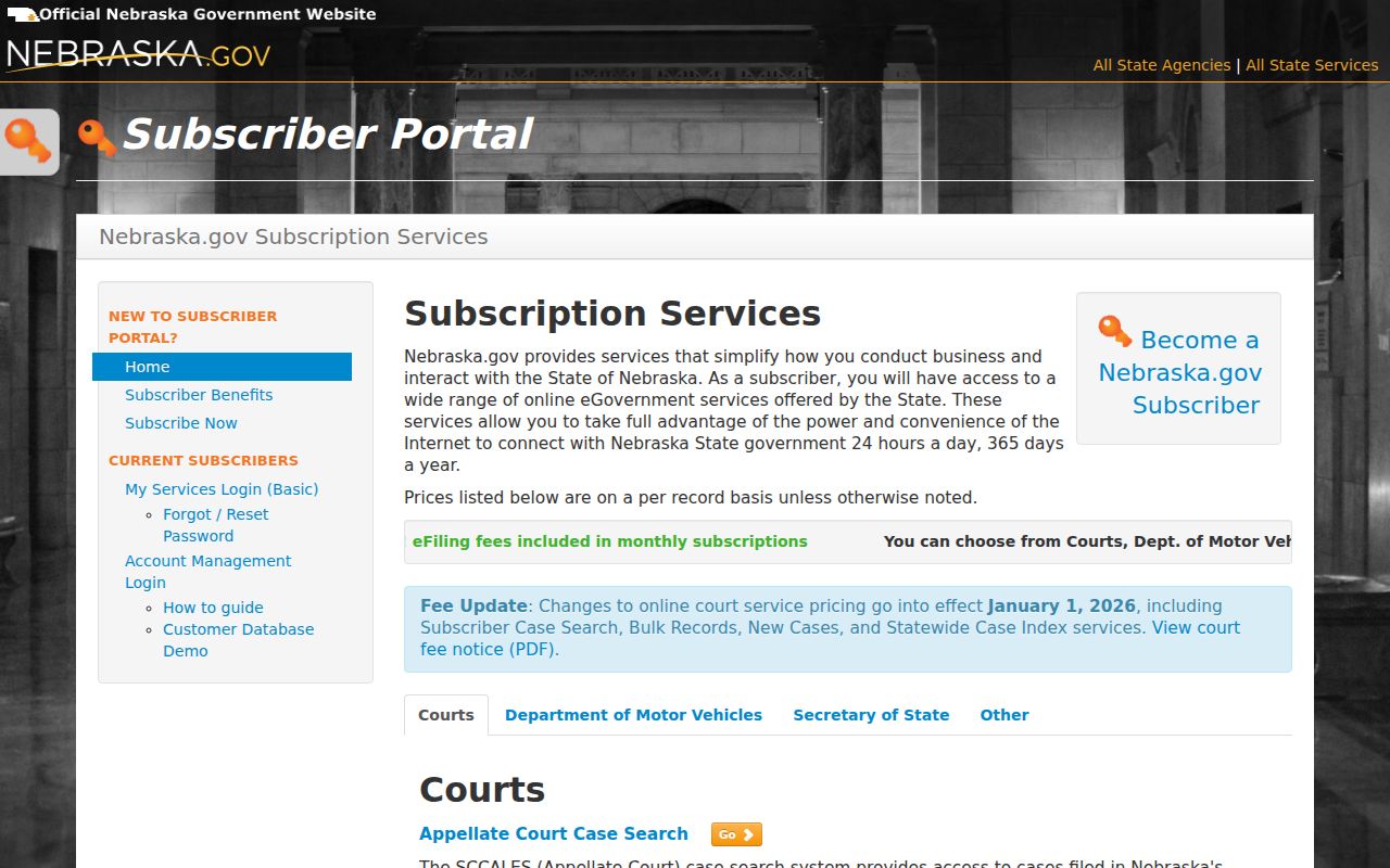 Hayes court docket search subscriber record access