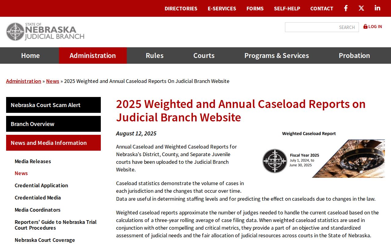 Hayes court calendar record annual report publication