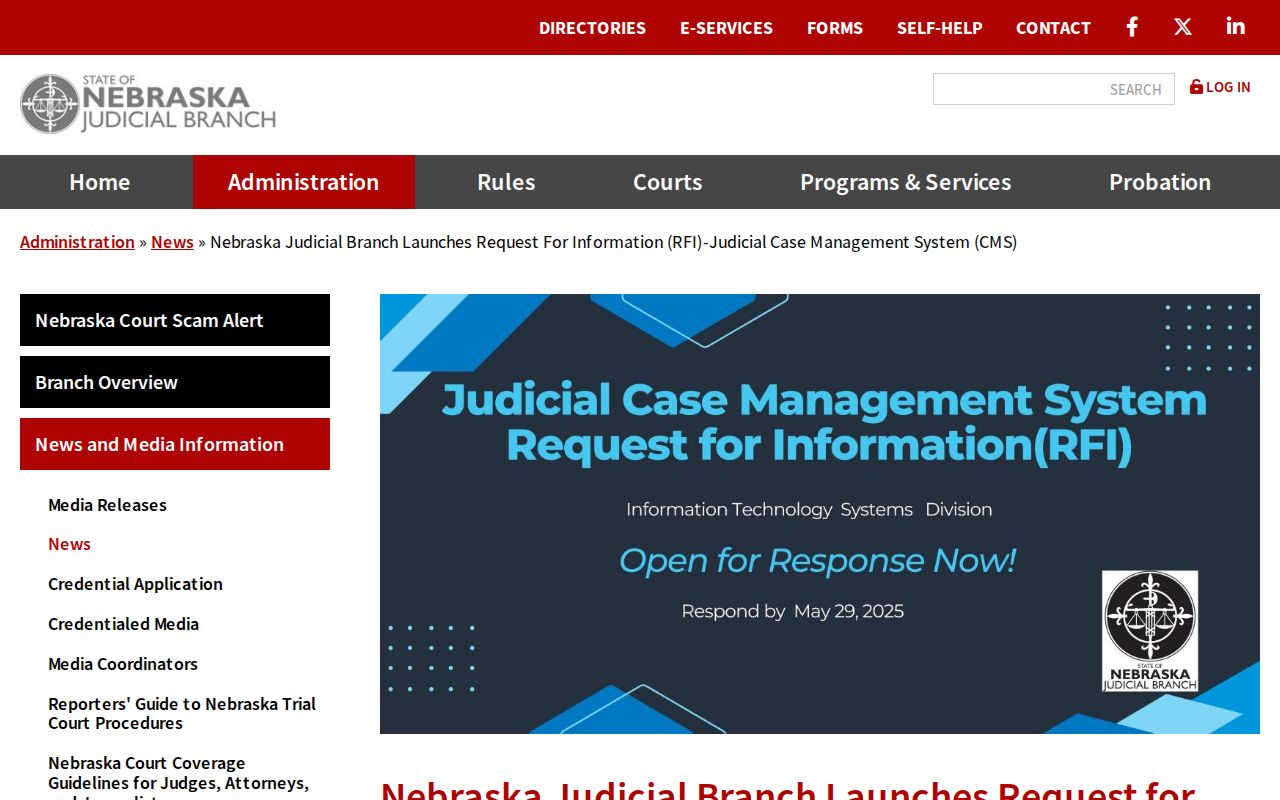Hayes County court docket Judicial Branch modernization notice