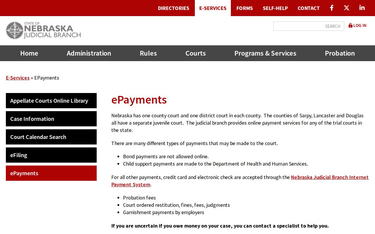 Hayes County traffic court records statewide ePayments information